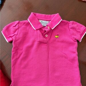 Masters Kids Polo Shirt in Vibrant Pink